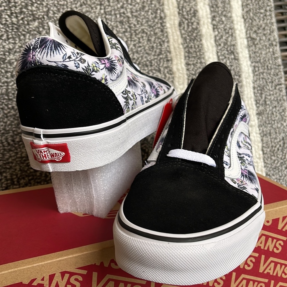 Vans Old Skool Paradise Floral Black True White WMNS - Picture 10 of 16
